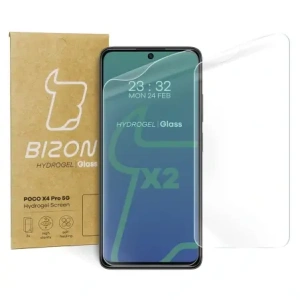 Hurtownia GSM - Fólie hydrogelová na displej Bizon Glass Hydrogel Poco X4 Pro 5G [2 PACK] - BIZ2161 - {ean13} - Hurt