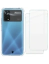 Etui + 2x sklo na obrazovku Bizon Case Clear Pack Xiaomi Poco X4 Pro 5G průhledné