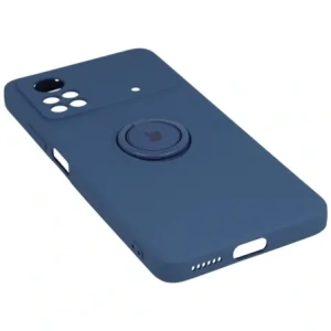 Hurtownia GSM - Etui Bizon Case Silicone Ring do Xiaomi Poco X4 Pro 5G modré - BIZ2163 - {ean13} - Hurt