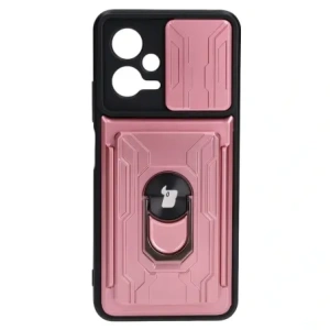 Hurtownia GSM - Bizon Case Camshield Kártyahely Gyűrű Xiaomi POCO X5 világos rózsaszín - BIZ2164 - {ean13} - Hurt