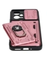 Wholesale Bizon Case Camshield Card Slot Ring Xiaomi POCO X5 light pink - BIZ2164 - {ean13} - Hurt