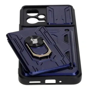 Hurtownia GSM - Bizon Case Camshield Kártya Slot Gyűrű Xiaomi POCO X5 sötétkék - BIZ2166 - {ean13} - Hurt