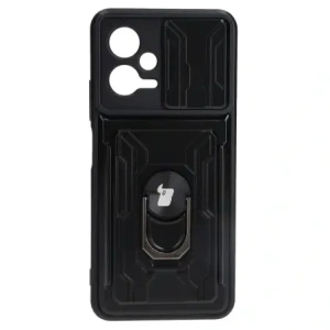 Hurtownia GSM - Bizon Case Camshield Kártyahely Gyűrű Xiaomi POCO X5 fekete - BIZ2167 - {ean13} - Hurt