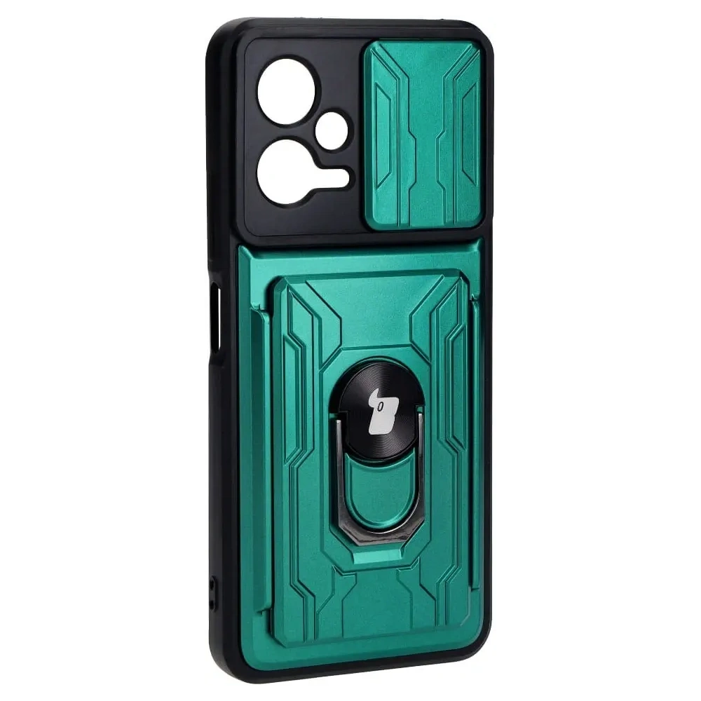 Hurtownia GSM - Bizon Case Camshield Kártyahely Gyűrű Xiaomi POCO X5 zöld - BIZ2168 - {ean13} - Hurt