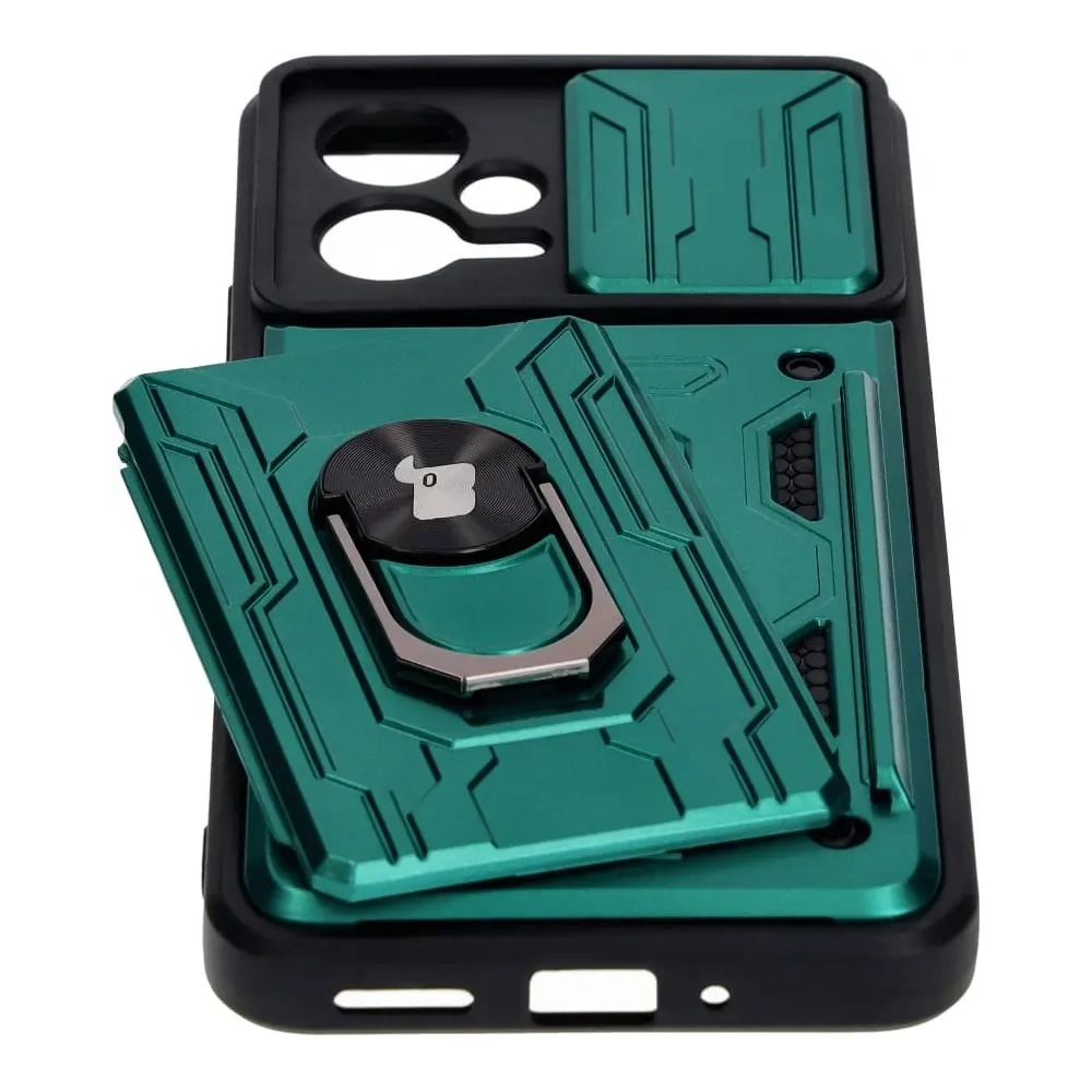 Hurtownia GSM - Bizon Case Camshield Kartensteckplatz Ring Xiaomi POCO X5 grün - BIZ2168 - {ean13} - Hurt