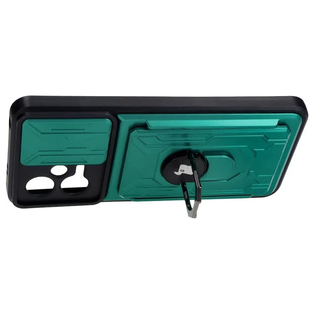 Hurtownia GSM - Bizon Case Camshield Kartensteckplatz Ring Xiaomi POCO X5 grün - BIZ2168 - {ean13} - Hurt