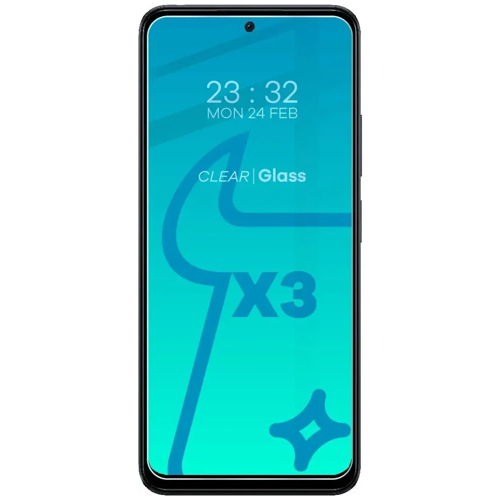 Hurtownia GSM - 3x üveg a kijelzőhöz + tiszta üveg a kamerához BIZON Clear 2 Poco X5-hoz - BIZ2169 - {ean13} - Hurt