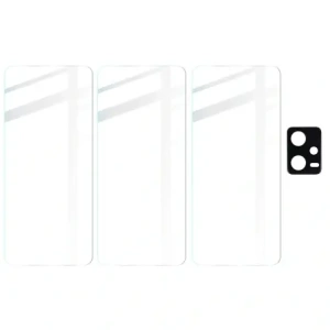 Hurtownia GSM - 3x Displayschutzglas + klares Glas für die Kamera BIZON Clear 2 für Poco X5 - BIZ2169 - {ean13} - Hurt