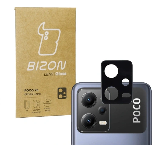 Szkło na aparat Bizon Glass Lens do Poco X5 Redmi Note 12 5G [2 PACK]