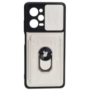 Hurtownia GSM - Bizon Case Camshield Kartensteckplatz Ring Xiaomi POCO X5 Pro weiß - BIZ2172 - {ean13} - Hurt