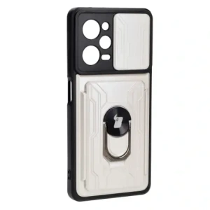 Hurtownia GSM - Bizon Case Camshield Kartensteckplatz Ring Xiaomi POCO X5 Pro weiß - BIZ2172 - {ean13} - Hurt
