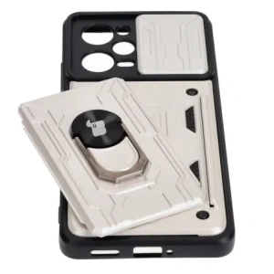 Hurtownia GSM - Bizon Case Camshield Kartensteckplatz Ring Xiaomi POCO X5 Pro weiß - BIZ2172 - {ean13} - Hurt