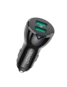 Ładowarka samochodowa UGREEN QC 3.0 36W 2x USB (czarna)