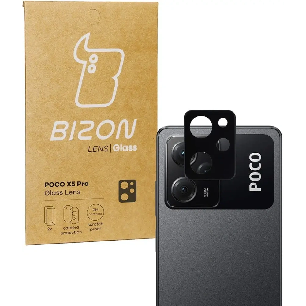 Hurtownia GSM - Sticlă pentru Bizon Sticlă Lentilă pentru Poco X5 Pro [2 PACK] - BIZ2173 - {ean13} - Hurt