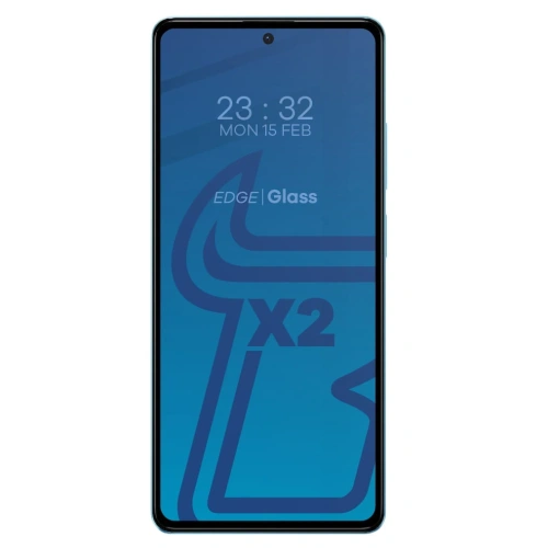 2x Szkło na ekran + szkło na aparat BIZON Edge 2 do Poco X5 Pro