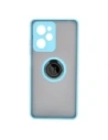 Hurtownia GSM - Etui s úchytem na prst Bizon Case Hybrid Ring pro Xiaomi Poco X5 Pro kouřové s jasně modrým rámečkem - BIZ2177 - {ean13} - Hurt