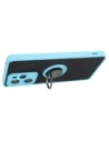 Wholesale Bizon Case Hybrid Ring Xiaomi Poco X5 Pro smoky with a light blue frame - BIZ2177 - {ean13} - Hurt