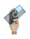 Hurtownia GSM - Etui z uchwytem na palec Bizon Case Hybrid Ring do Xiaomi Poco X5 Pro przydymione z jasnoniebieską ramką - BIZ2177 - {ean13} - Hurt