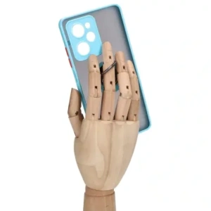 Hurtownia GSM - Bizon Case Hybrid Ring Xiaomi Poco X5 Pro fumuriu cu un cadru bleu deschis - BIZ2177 - {ean13} - Hurt