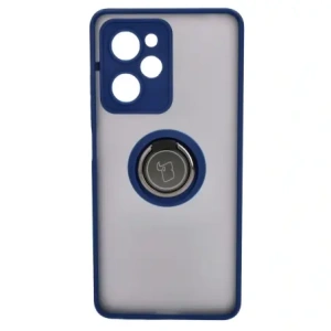 Hurtownia GSM - Bizon Case Hybrid Ring Xiaomi Poco X5 Pro rauchig mit einem navyblauen Rahmen - BIZ2178 - {ean13} - Hurt