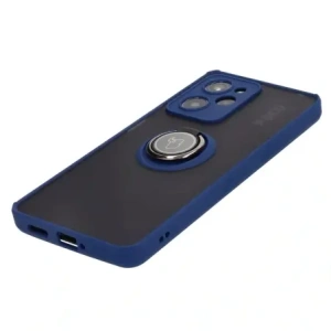 Hurtownia GSM - Bizon Case Hybrid Ring Xiaomi Poco X5 Pro rauchig mit einem navyblauen Rahmen - BIZ2178 - {ean13} - Hurt