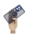 Hurtownia GSM - Bizon Case Hybrid Ring Xiaomi Poco X5 Pro rauchig mit einem navyblauen Rahmen - BIZ2178 - {ean13} - Hurt