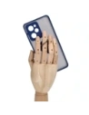 Hurtownia GSM - Bizon Case Hybrid Ring Xiaomi Poco X5 Pro rauchig mit einem navyblauen Rahmen - BIZ2178 - {ean13} - Hurt