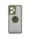 Hurtownia GSM - Bizon Case Hybrid Ring Xiaomi Poco X5 Pro fumos cu un cadru verde - BIZ2179 - {ean13} - Hurt