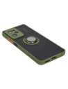 Hurtownia GSM - Etui s úchopem na prst Bizon Case Hybrid Ring do Xiaomi Poco X5 Pro kouřové se zeleným rámečkem - BIZ2179 - {ean13} - Hurt