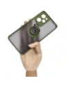 Hurtownia GSM - Etui z uchwytem na palec Bizon Case Hybrid Ring do Xiaomi Poco X5 Pro przydymione z zieloną ramką - BIZ2179 - {ean13} - Hurt