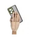Hurtownia GSM - Bizon Case Hybrid Ring Xiaomi Poco X5 Pro fumos cu un cadru verde - BIZ2179 - {ean13} - Hurt