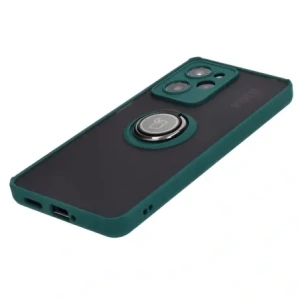 Hurtownia GSM - Bizon Case Hybrid Ring Xiaomi Poco X5 Pro rauchig mit einem dunkelgrünen Rahmen - BIZ2180 - {ean13} - Hurt