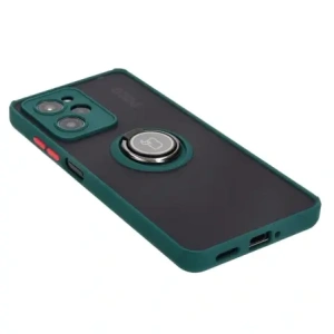 Hurtownia GSM - Bizon Case Hybrid Ring Xiaomi Poco X5 Pro rauchig mit einem dunkelgrünen Rahmen - BIZ2180 - {ean13} - Hurt