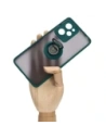 Hurtownia GSM - Etui s úchytem na prst Bizon Case Hybrid Ring do Xiaomi Poco X5 Pro kouřové s tmavě zeleným rámečkem - BIZ2180 - {ean13} - Hurt