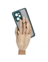 Hurtownia GSM - Etui s úchytem na prst Bizon Case Hybrid Ring do Xiaomi Poco X5 Pro kouřové s tmavě zeleným rámečkem - BIZ2180 - {ean13} - Hurt