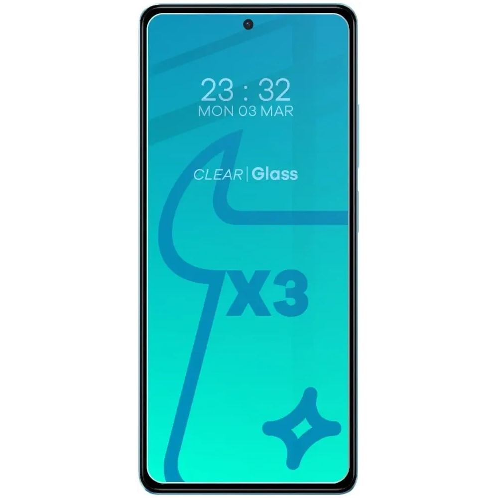 Hurtownia GSM - 3x Sklo na displej + sklo na fotoaparát BIZON Clear 2 pro Poco X5 Pro - BIZ2181 - {ean13} - Hurt