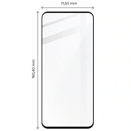 Szkło hartowane Bizon Glass Edge 2 do Xiaomi Poco X5 Redmi Note 12 4G/5G czarne