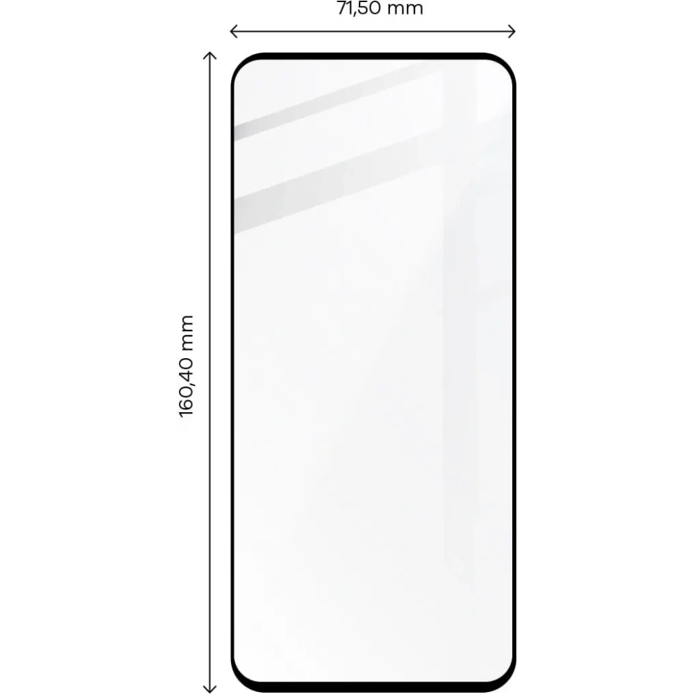 Hurtownia GSM - Bizon Glass Edge 2 Xiaomi Poco X5 Redmi Note 12 4G/5G negru - BIZ2185 - {ean13} - Hurt