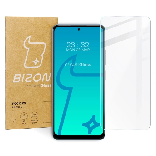 Szkło hartowane Bizon Glass Clear 2 do Xiaomi POCO X5 Redmi Note 12 4G/5G