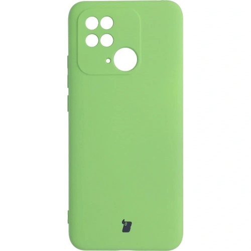 Etui Bizon Case Silicone do Xiaomi Redmi 10C jasnozielone