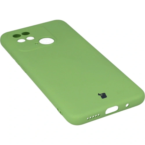 Etui Bizon Case Silicone do Xiaomi Redmi 10C jasnozielone