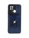 Bizon Case Camshield Kártya Slot Gyűrű Xiaomi Redmi 10C sötétkék