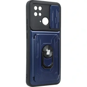Hurtownia GSM - Etui Bizon Case Camshield Card Slot Ring do Xiaomi Redmi 10C modré - BIZ2190 - {ean13} - Hurt