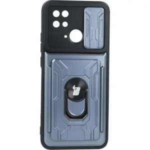 Hurtownia GSM - Etui Bizon Case Camshield Card Slot Ring do Xiaomi Redmi 10C šedé - BIZ2191 - {ean13} - Hurt