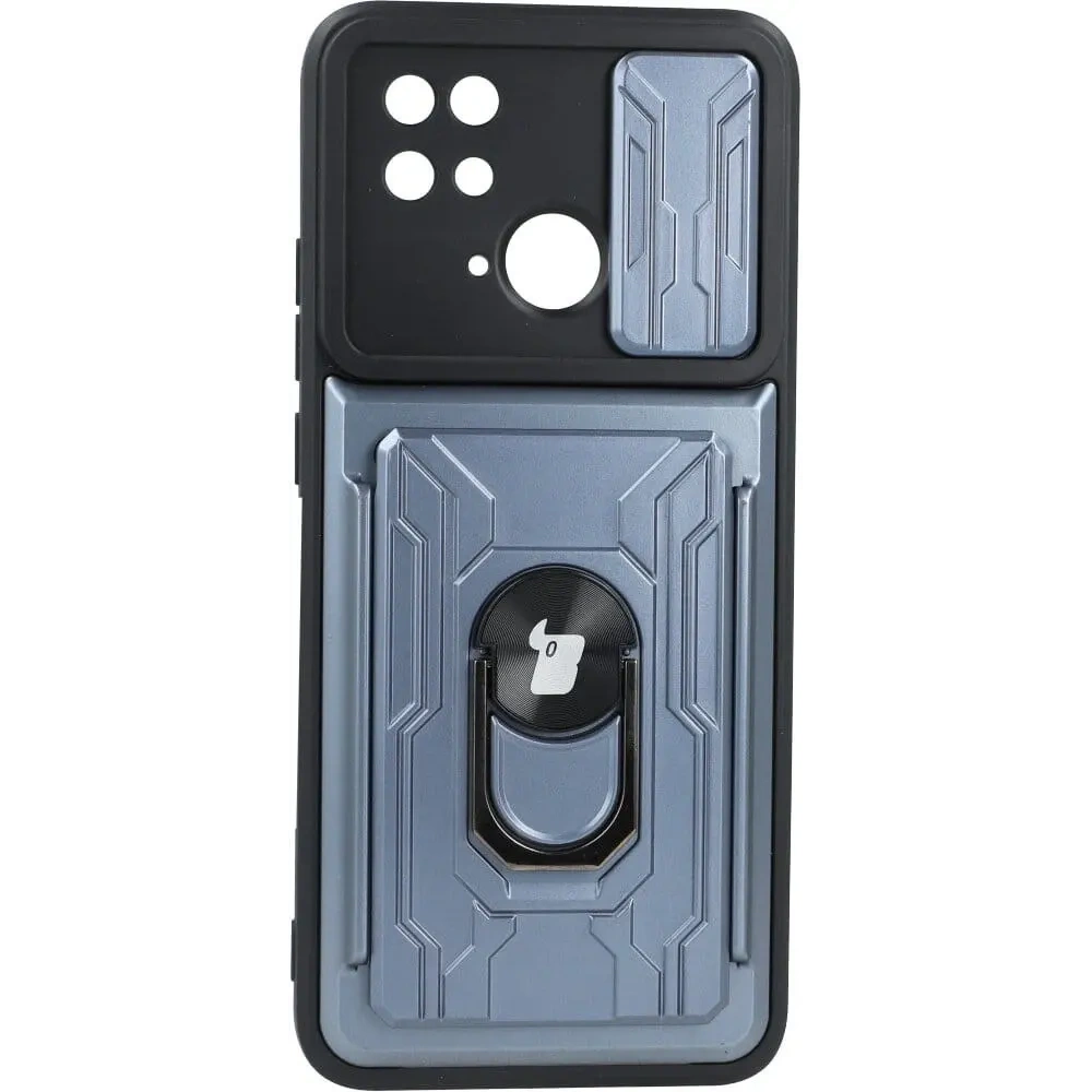 Hurtownia GSM - Bizon Case Camshield Kártyahely Gyűrű Xiaomi Redmi 10C szürke - BIZ2191 - {ean13} - Hurt