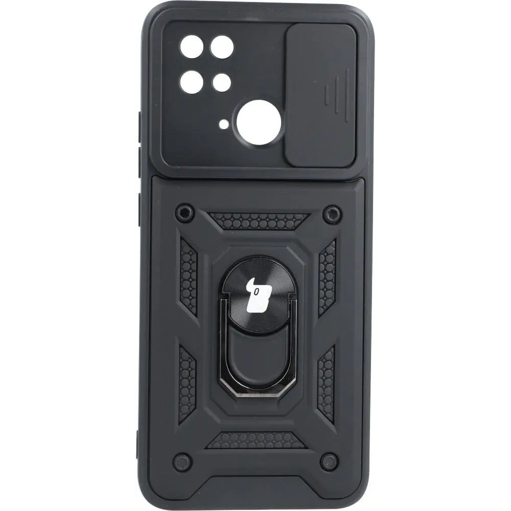 Hurtownia GSM - Etui Bizon Case CamShield Ring do Xiaomi Redmi 10C czarne - BIZ2192 - {ean13} - Hurt