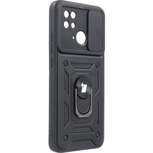 Etui Bizon Case CamShield Ring do Xiaomi Redmi 10C czarne