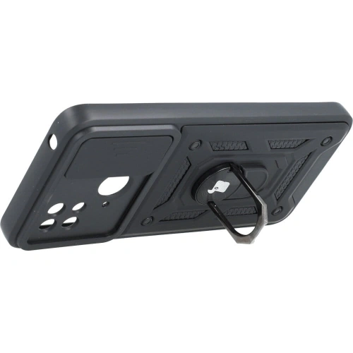 Etui Bizon Case CamShield Ring do Xiaomi Redmi 10C czarne