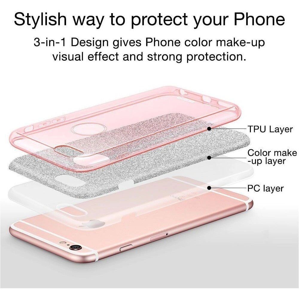 Hurtownia GSM - Etui ESR Glitter Shine Apple iPhone 6/6s 4.7 Rose Gold - ESR156RS - {ean13} - Hurt