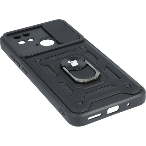 Etui Bizon Case CamShield Ring do Xiaomi Redmi 10C czarne